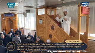 Prof Dr Ali Erbaş  Fransızca Hutbe  DİTİB Strazburg Merkez Yunus Emre Camii [upl. by Shig]