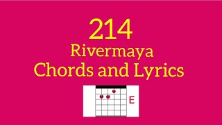 214  Rivermaya EGN Guitar Chords and Lyrics [upl. by Yoj157]