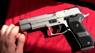 Sig P220 Match Elite Close UP [upl. by Onida148]