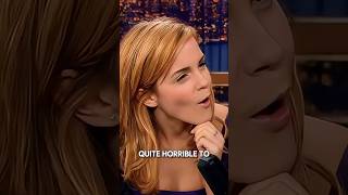 Emma Watsons Feelings Seeing Herself as Hermione for the First Time Wereemmawatson harrypotter [upl. by Riedel19]