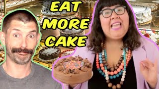 Virgie Tovar MELTS DOWN Over Cake [upl. by Eikcor]