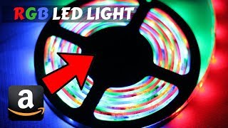 Amazon BEST LED Strip RGB Lights for decoration and cove lighting Unboxing amp Full Review [upl. by Enomahs]