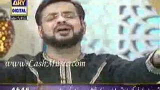 aamir liaquat reciting mujhay dar pay phir bulana madani madenay walay in AAlim aur Aalamflv [upl. by Baggett]