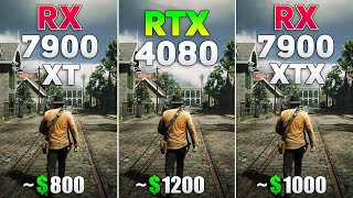 RX 7900 XT vs RTX 4080 vs RX 7900 XTX  Test in 8 Games [upl. by Nalac]