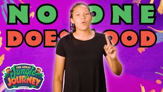 “No One Does Good” Hand Motions  The Great Jungle Journey VBS [upl. by Darrin]