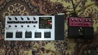 Korg Toneworks AX1500GPedal Test w Boss RC20 Phrase Recorder Loop Station 11223 [upl. by Wall]