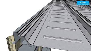 Lysaght Gable flashing installation method [upl. by Che]