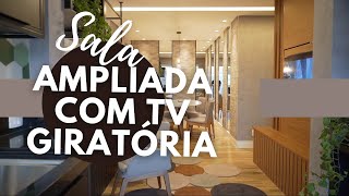 SALA AMPLIADA COM TV GIRATÓRIA [upl. by Othilia]