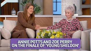 Annie Potts and Zoe Perry on The Finale of Young Sheldon  The Talk [upl. by Shayn128]