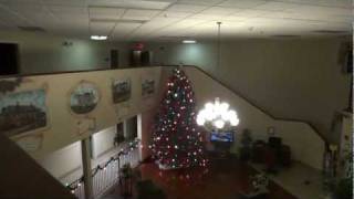 Hotel Tour Christmas Time at the Comfort Inn Burkeville VA decorations by Rocco [upl. by Carothers751]