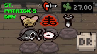 Flying brimstone ludovico  The Binding of Isaac curated daily run St Patricks Day [upl. by Reggis431]