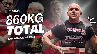 Jaroslaw Olech  1st Place 860Kg Total 74Kg  IPF World Powerlifting Championship 2024 [upl. by Norym]