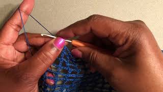 How to Crochet a Fishnet Grid Stitch [upl. by Asilej985]