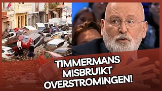 Timmermans amp klimaatdeuger Kröger misbruiken overstromingen Valencia voor politiek gewin [upl. by Alit371]