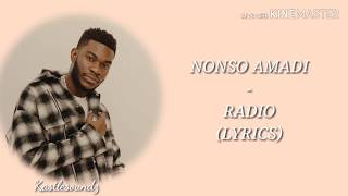 Nonso Amadi  Radio Lyrics [upl. by Topper768]