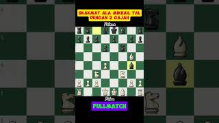 skakmat 2 gajah ala mikhail tal chess pembukaancaturmematikan chessgame langkahpembukaancatur [upl. by Ailongam]