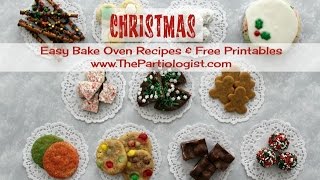 DIY Easy Bake Oven Recipes  Christmas Edition [upl. by Maffei]