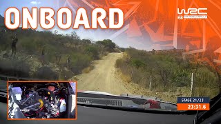 FULL 35KM STAGE  SS21 EvansMartin  WRC Guanajuato Rally México 2023 [upl. by Plume209]