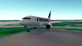 Finnair A319 landing in Helsinki [upl. by Sik181]