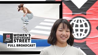 Women’s Skateboard Street FULL COMPETITION  X Games California 2023 [upl. by Ditmore]