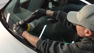 How To Remove Etching Scratches Imperfections From WindscreensGlass [upl. by Geralda]