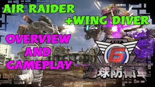 Earth Defense Force 6 AIR RAIDER and WING DIVER Overview Plus Gameplay [upl. by Glasgo]