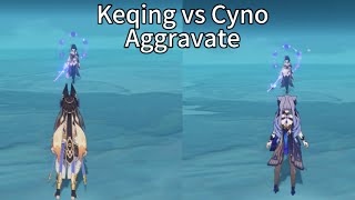 Keqing vs Cyno genshinimpact [upl. by Nahor525]