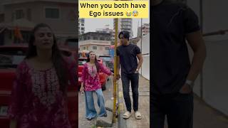 When you both have ego issues 😂🤦‍♀️ viralvideo comedy youtubeshorts funny couplegoals [upl. by Nerua]