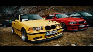 3x BMW e36 at Transfagarasan Romania [upl. by Notsob]