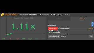 ビットコインが増えまくる。bustabit（バスタビット）でマーチンゲール法を自動スクリプトで動かすだけの動画 [upl. by Llenet]