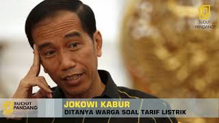 Jokowi Kabur Ditanya Rakyatnya soal Tarif Dasar LIstrik yang Naik [upl. by Mulac385]