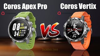 Coros Apex Pro vs Coros Vertix Comparison [upl. by Adnyl]