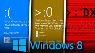 Windows 8 New Kill Screen My OS forced me to update [upl. by Nevak]