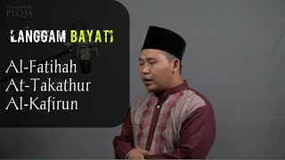 AlFatihah Langgam Bayati Untuk Murottal Imam [upl. by Gierc908]