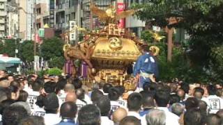 平成21年 富岡八幡宮 本社神輿渡御（二之宮） [upl. by Russon]