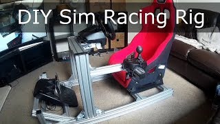 DIY Aluminum Sim Racing Rig Build [upl. by Yrrak]