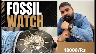 FOSSIL TOWNSMAN AUTOMATIC WATCH FOR MEN 48MM  AUTOMATIC WATCH FOSSIL [upl. by Newkirk362]