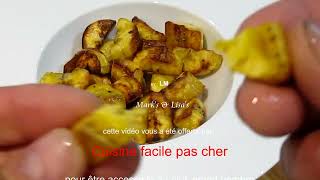 Comment cuisiner la banane plantain rôtie [upl. by Greff936]