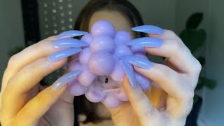 ASMR Tapping on Purple Objects no talking [upl. by Kobe571]