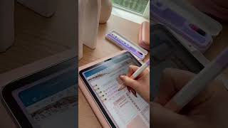 🗓️🩷✍🏻 ipad notes  accessories  Shortcuts  Journal ipad asmr planner [upl. by Nataline89]