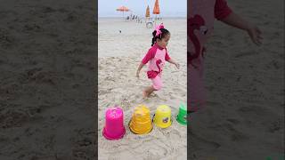 Sandcastle Surprise funny ❤️  beach sand [upl. by Bedell]