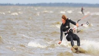 FingerAirBoard while kiteboarding [upl. by Otsirave652]