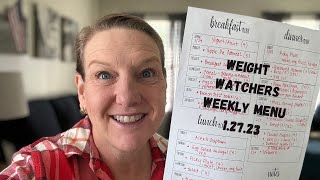 Weight Watchers Weekly Menu Plan   Delicious Real Food to Keep Us On Plan [upl. by Gae]