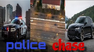 CRAZIEST POLICE CHASE AUDI RS6 Heating the highway at 189 mph [upl. by Omar948]