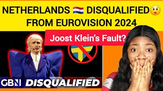 BREAKING Eurovision Dutch contestant Joost Klein DISQUALIFIED from finalOMG 😲😱 Reaction [upl. by Carberry]