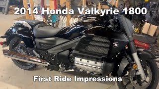 2014 Honda Valkyrie First Ride Impressions [upl. by Kristian842]