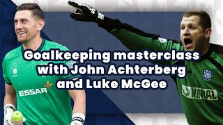 Goalkeeping masterclass with John Achterberg and Luke McGee  202425 kit launch [upl. by Atims282]