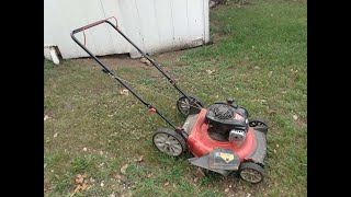 TroyBilt TB100 Lawn Mower Review [upl. by Adanama]