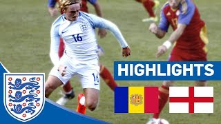 Great Glancing Header From Tom Davies with Stunning Assist  Andorra 0  1 England U21  Highlights [upl. by Elletsyrk503]