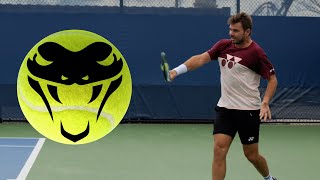 Stanislas Wawrinka Backhand in Slow Motion [upl. by Ayifas183]